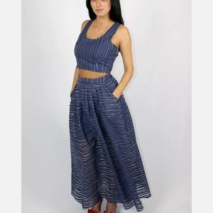 Stella & Jaime Pacific Waves Maxi Skirt